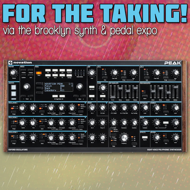 Win a Novation Peak via the BK Synth & Pedal Expo (US only)