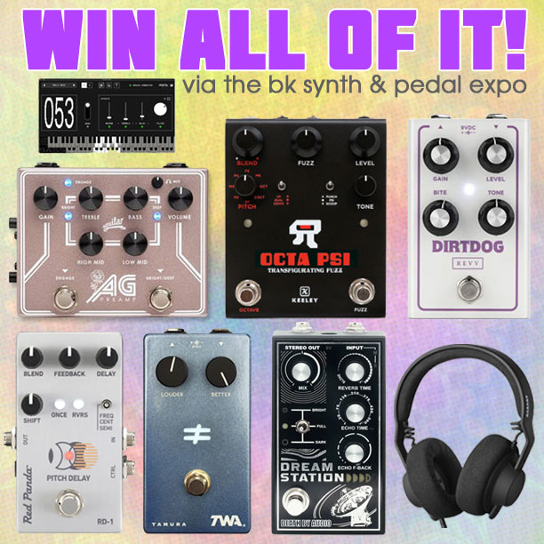 Win 5 Pedals, Studio Headphones & Plugin Combo via the Brooklyn SPXPO!