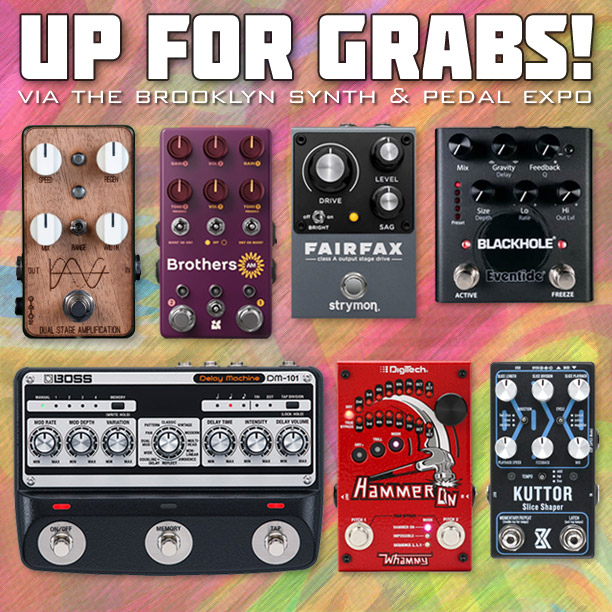Win 7 Pedals via the Brooklyn Stompbox Exhibit