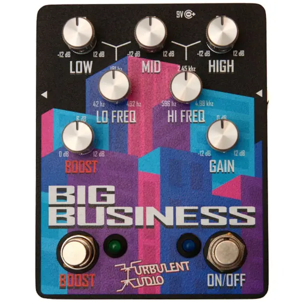 New Pedal: Turbulent Audio Big Business EQ+Boost
