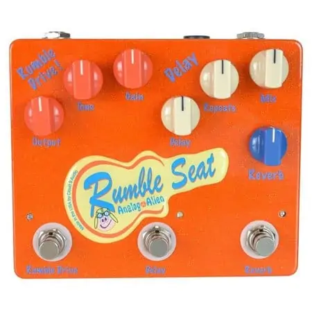 Analog Alien Rumble Seat Drive/Delay/Reverb | Delicious Audio