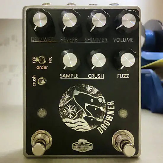 Polarbear Effects Drowner Fuzz/Bitcrusher/Reverb Delicious Audio