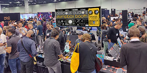 The Delicious Audio Stompbox Booth At NAMM 2022 | Delicious Audio
