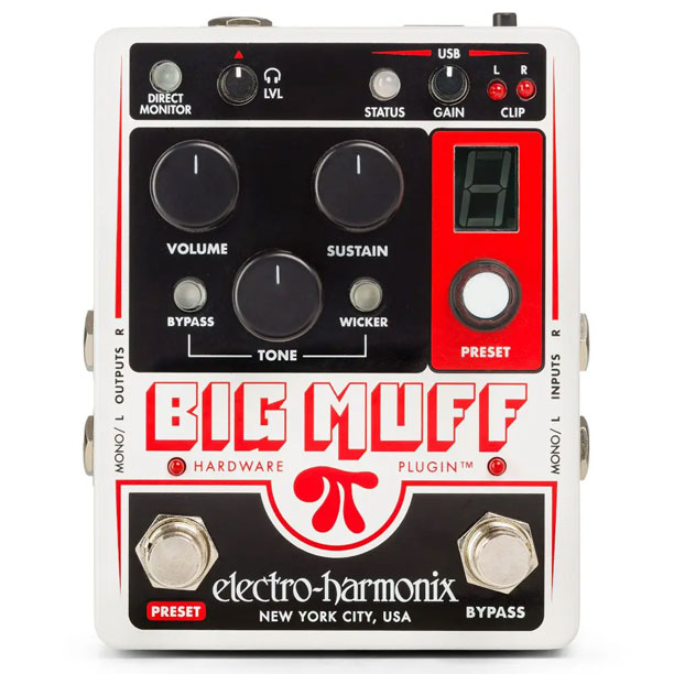 ElectroHarmonix Big Muff Pi Hardware Plugin Delicious Audio