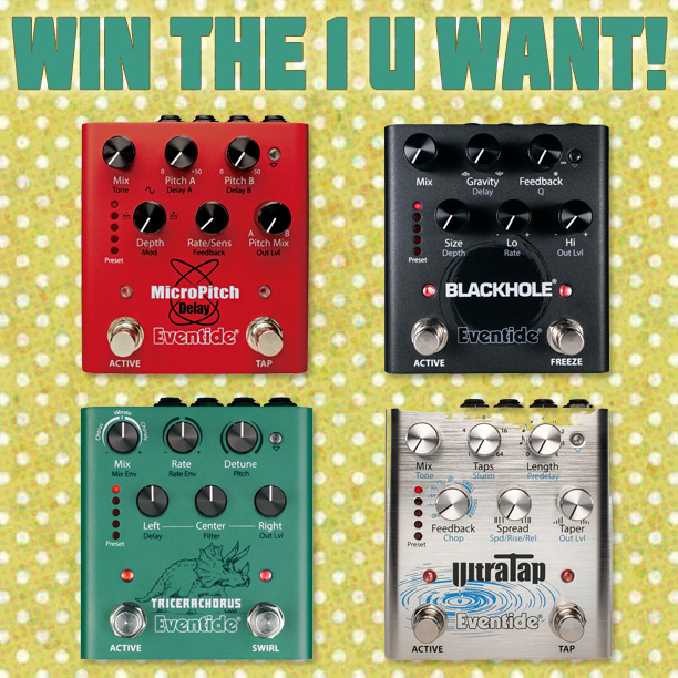 Win 4 Eventide Dot9 Pedals Through The Brooklyn Pedal & Synth Expo