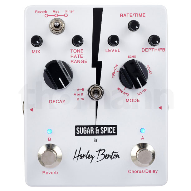 Harley Benton Sugar & Spice Delay/Chorus+Reverb Delicious Audio