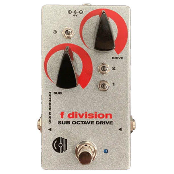 New Pedal October Audio F Division Sub Octave Drive Delicious Audio