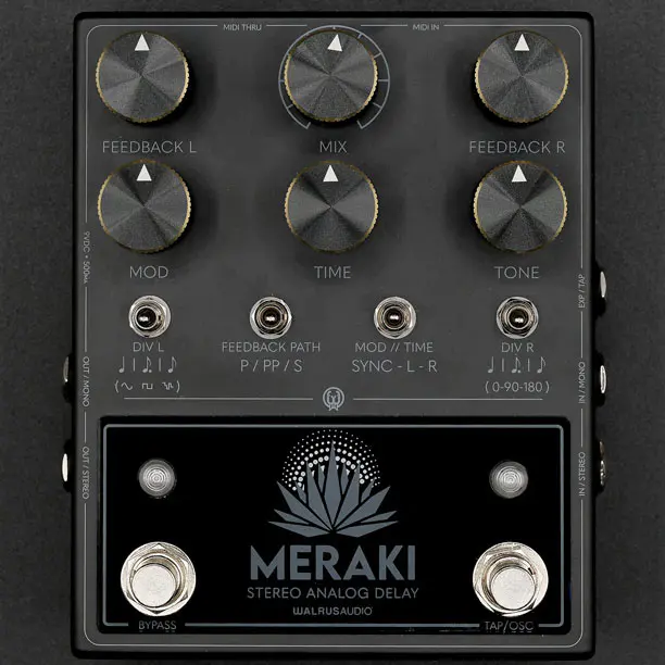 Walrus Audio Meraki Stereo Analog Delay | Delicious Audio