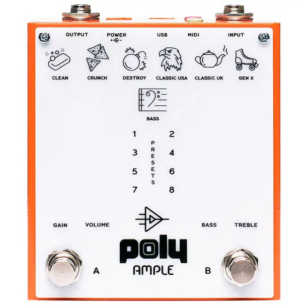 New Pedal Poly Ample Amp/Cab Sim Pedal Delicious Audio